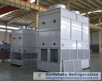 Tipo sistema do esboço forçado de refrigeração de refrigeração evaporativo da sala fria do condensador